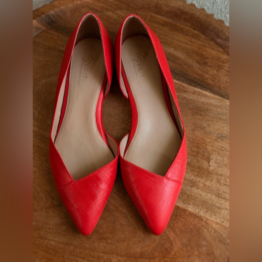 Naturalizer  27 EDIT NATURALIZER KARLA LEATHER POINTED TOE WOMEN'S
FLATS SIZE 7